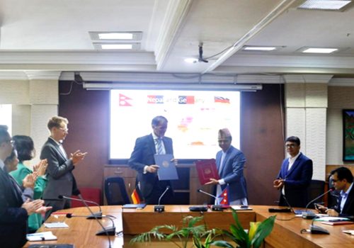 नेपाल सरकार र जर्मन सरकारबीच विभिन्न सम्झौतामा हस्ताक्षर