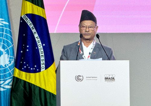 कोप–३० मा कृषिमन्त्रीको नेतृत्वमा सहभागिता, जलवायु न्यायका लागि आह्वान