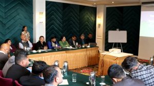 खानेपानी र सरसफाइको क्षेत्रमा साझेदारसँग छलफल