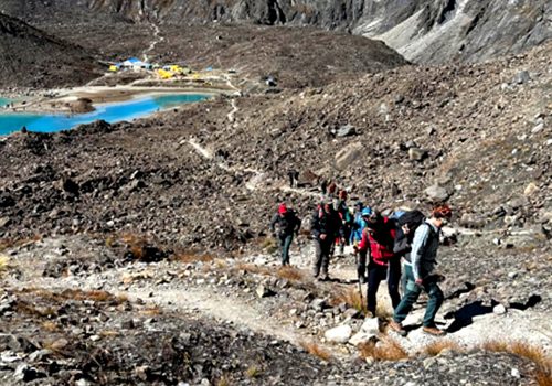 पदमार्ग निर्माण भएपछि अन्नपूर्ण आधार शिविर पुग्ने पर्यटकको चाप बढ्यो