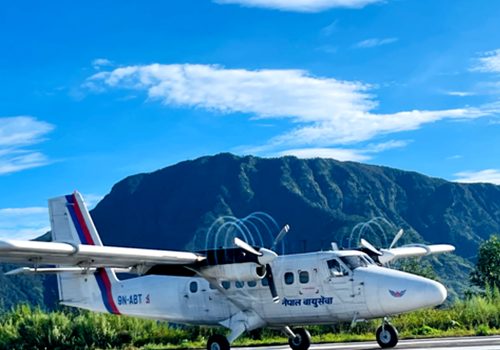 गुल्मीमा आजदेखि सातामा चार पटक हवाई उडान सुरु