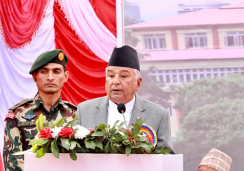 लोकतन्त्र, देश र जनताका लागि फागुन २१ गतेको निर्वाचन अपरिहार्यः राष्ट्रपति