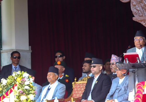 दृढ अठोट र ऊर्जासहित आचरणशील र चरित्रवान नेतृत्वको खाँचो छ : राष्ट्रपति पौडेल