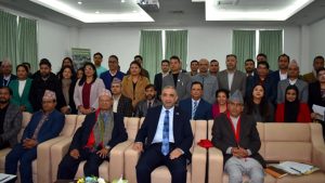 विश्वले अभूतपूर्व जल सङ्कटको सामना गरिरहेको छः मन्त्री डा परियार