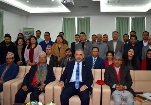 विश्वले अभूतपूर्व जल सङ्कटको सामना गरिरहेको छः मन्त्री डा परियार