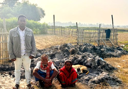 धानको कुन्यूसँगै जल्यो मुसहर परिवारको सपना