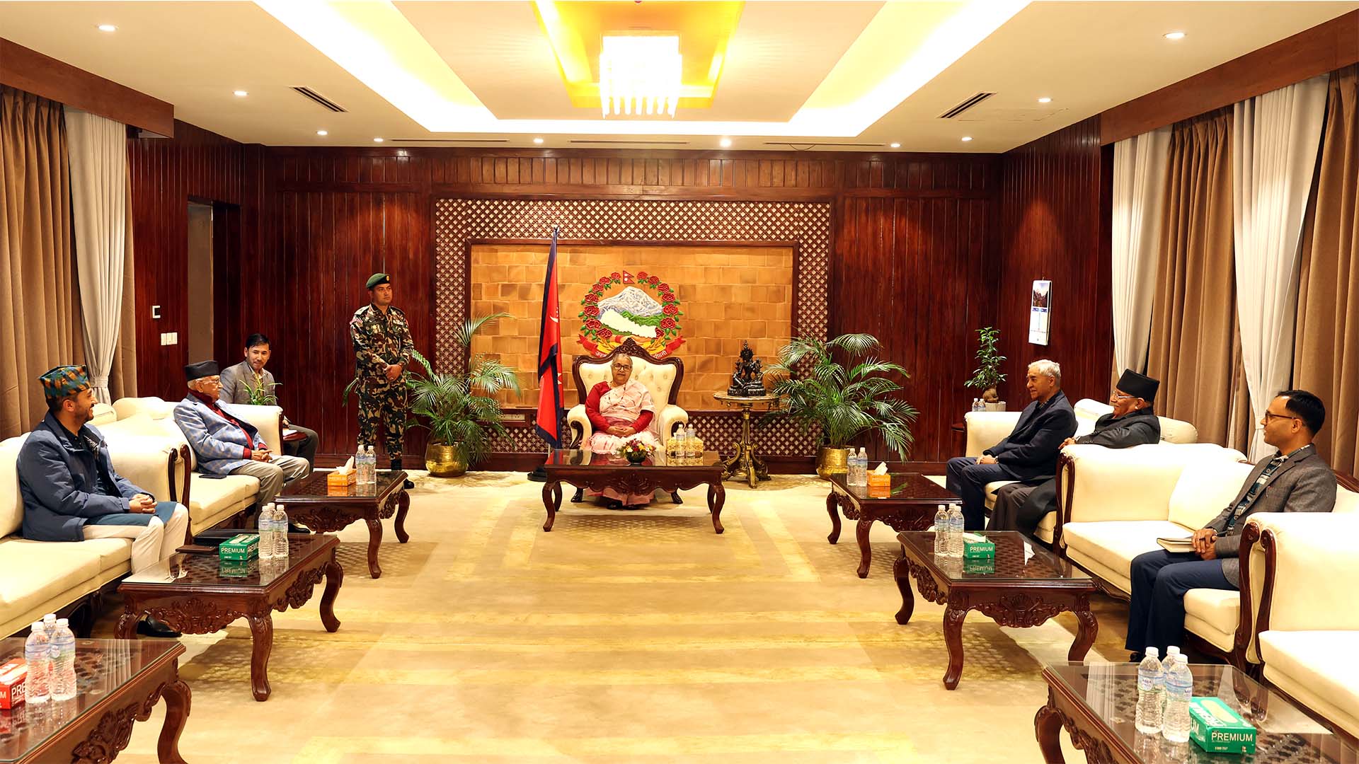 निर्वाचनमा सहभागी हुने प्रमुख दलका शीर्ष नेताहरूको प्रतिबद्धता