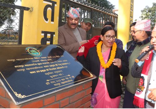 भरतपुरमा बृहत् चक्रपथ उद्घाटन