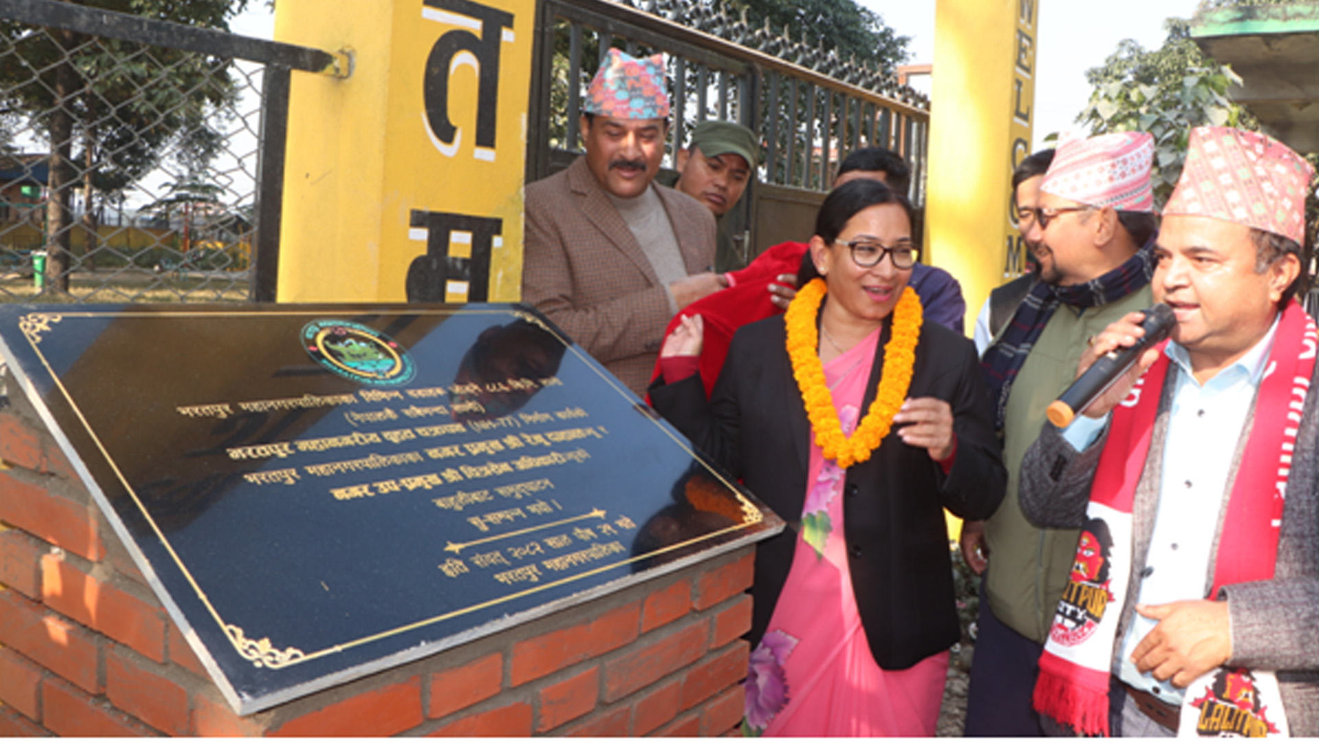 भरतपुरमा बृहत् चक्रपथ उद्घाटन