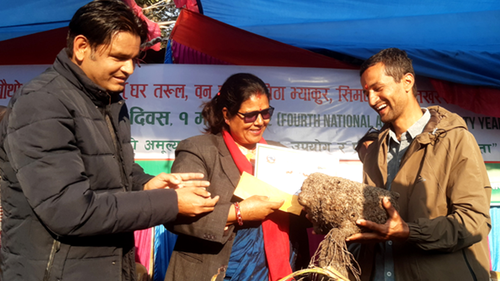 पोखरामा बृहत् कन्दमूल प्रदर्शनी