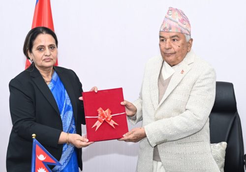 राष्ट्रपतिसमक्ष महान्यायाधिवक्ता कार्यालयको वार्षिक प्रतिवेदन पेस