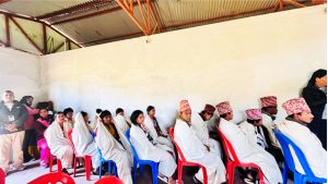प्राथमिक उपचारसम्बन्धी तालिममा राउटे समुदायका युवायुवती सहभागी
