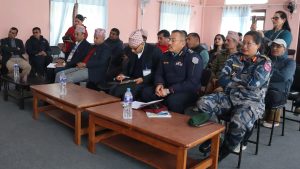 धादिङमा निर्वाचन आचारसंहिता सम्बन्धी सञ्चारकर्मीहरूसँग अन्तरक्रिया