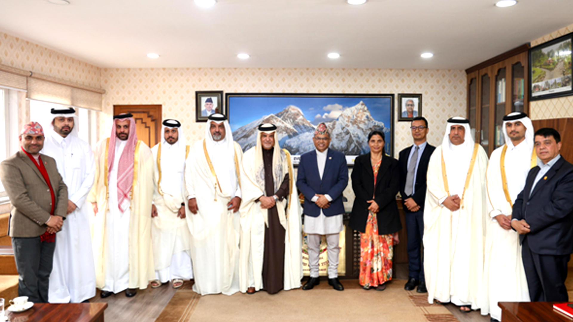 नेपाल–कतार आर्थिक तथा पर्यटन सहकार्यबारे छलफल