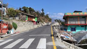 म्याग्दीको घतानमा लक्ष्यअघि नै सडक स्तरोन्नति