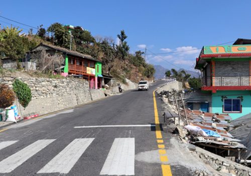 म्याग्दीको घतानमा लक्ष्यअघि नै सडक स्तरोन्नति